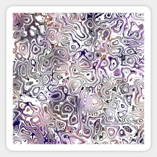 Lavender - Original Abstract Design Sticker